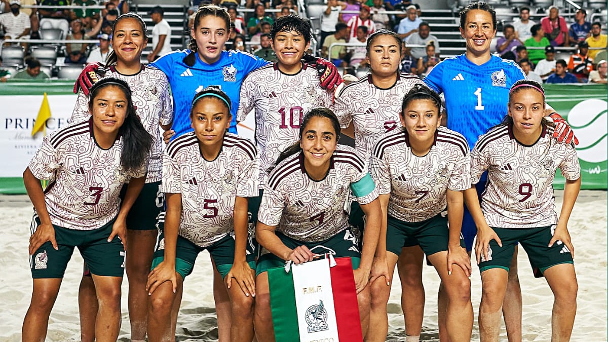 La Selección Mexicana Femenil de Futbol de Playa perdió ante Inglaterra en la Acapulco Beach Soccer Cup 2023